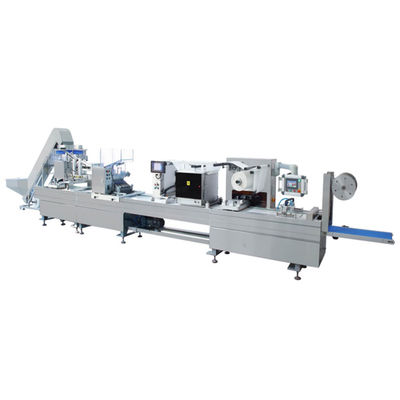 Servo-machine voor het verpakken van platte blaasjes van zacht plastic