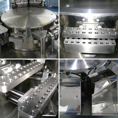 Elektrische kapselvulmachine met poeder