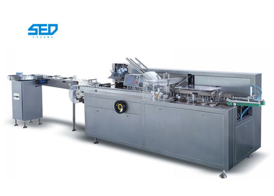 De volledig Automatische Kartonnerende Kartonneerder van de de Flessenverpakking van het Machineroestvrije staal